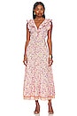 view 1 of 3 Della Midi Dress in Purple Mini Jonquille