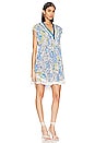 view 2 of 3 Sasha Mini Dress in Blue Ailes
