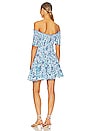 view 3 of 4 Soledad Mini Dress in BLUE AQUARELLE