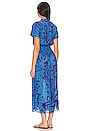 view 3 of 3 VESTIDO MIDI BECKY in Gauguin Blue