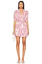 view 1 of 3 Bettina Mini Dress in Pink Foulard