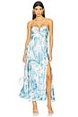 view 4 of 4 Carla Maxi Dress in Blue Fantasia