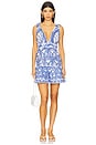 view 1 of 3 Cara Mini Dress in Blue Himba