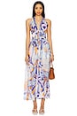 view 2 of 6 Caliz Maxi Dress in Blue Macro Lilium