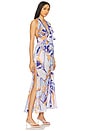 view 3 of 6 Caliz Maxi Dress in Blue Macro Lilium