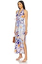 view 4 of 6 Caliz Maxi Dress in Blue Macro Lilium