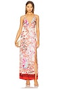 view 1 of 3 Calla Maxi Dress in Red Geo Fish