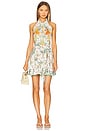 view 1 of 3 Cassandra Mini Dress in Green Equator
