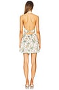 view 3 of 3 Cassandra Mini Dress in Green Equator
