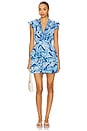 view 1 of 3 Carol Mini Dress in Blue Tiger Lily