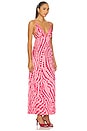 view 2 of 3 Cassandra Long Dress in Pink Kalina