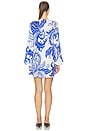 view 3 of 3 Gia Mini Dress in Blue Reef