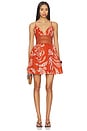view 1 of 4 Emilie Mini Dress in Paprika Austral