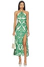 view 1 of 3 Stella Long Dress in Green Mantra