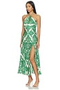 view 2 of 3 Stella Long Dress in Green Mantra
