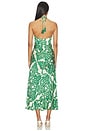 view 3 of 3 Stella Long Dress in Green Mantra