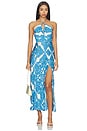 view 1 of 3 Stella Long Dress in Blue Mantra