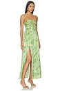 view 2 of 3 ROBE LONGUE AVRIL  in Green Calathea