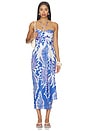 view 2 of 4 Collina Long Dress in Royal Cartagena