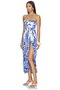 view 3 of 4 Collina Long Dress in Royal Cartagena