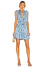 view 1 of 4 Triny Mini Dress in Sky Blue Daffodil