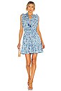 view 2 of 4 Triny Mini Dress in Sky Blue Daffodil
