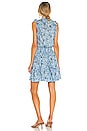 view 4 of 4 Triny Mini Dress in Sky Blue Daffodil