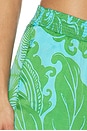 view 6 of 6 PANTALON MEGAN  in Green Reef Wave Bicolore