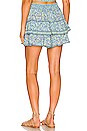 view 3 of 4 Camila Mini Skirt in Blue Lemon