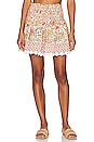 view 1 of 4 GALIA 미니 스커트 in ORANGE AQUARELLE