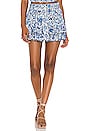 view 1 of 4 FALDA CAMILA in White Blue Celery