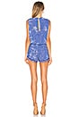 view 3 of 3 Lucy Romper in Blue Geo