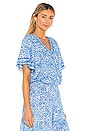 view 2 of 4 Becca Blouse in Blue Hortensia