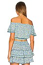 view 3 of 4 BLUSA CAMILLA in Blue Lemon