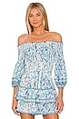 view 1 of 4 Ariel Off The Shoulder Top in Blue Esterel
