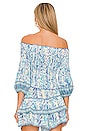 view 3 of 4 Ariel Off The Shoulder Top in Blue Esterel
