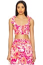 view 1 of 4 Carla Top in Pink Fantasia