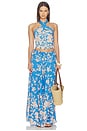 view 4 of 4 Suma Top in Blue Palm Beach