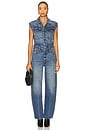 view 1 of 4 Ace Sleeveless Barrel Leg Jumpsuit in Fairview