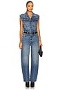 view 4 of 4 Ace Sleeveless Barrel Leg Jumpsuit in Fairview