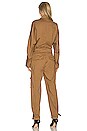 view 3 of 3 Aidy Long Sleeve Cargo Jumpsuit in Nutmeg