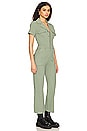view 2 of 3 Makenna Utility Wideleg Jumpsuit in Calvary Olive