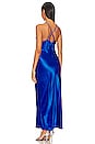 view 3 of 3 Kristi Halter Slip Dress in Cobalt
