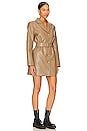view 2 of 3 Romina Belted Blazer Dress in Taupe