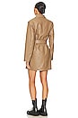 view 3 of 3 Romina Belted Blazer Dress in Taupe
