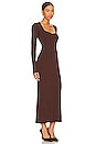 view 2 of 3 Brigitte Maxi Dress in Cocoa Noir
