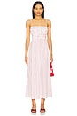 view 1 of 4 Bianca Dress in Ruby Stripe