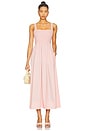 view 1 of 3 Genevieve Smocked Embroidered Bodice Dress in Pink Salt