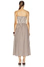 view 3 of 4 Bianca Shirred Dress in Java Stripe