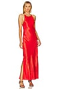 view 1 of 3 Kristi Halter Slip Dress in Poppy